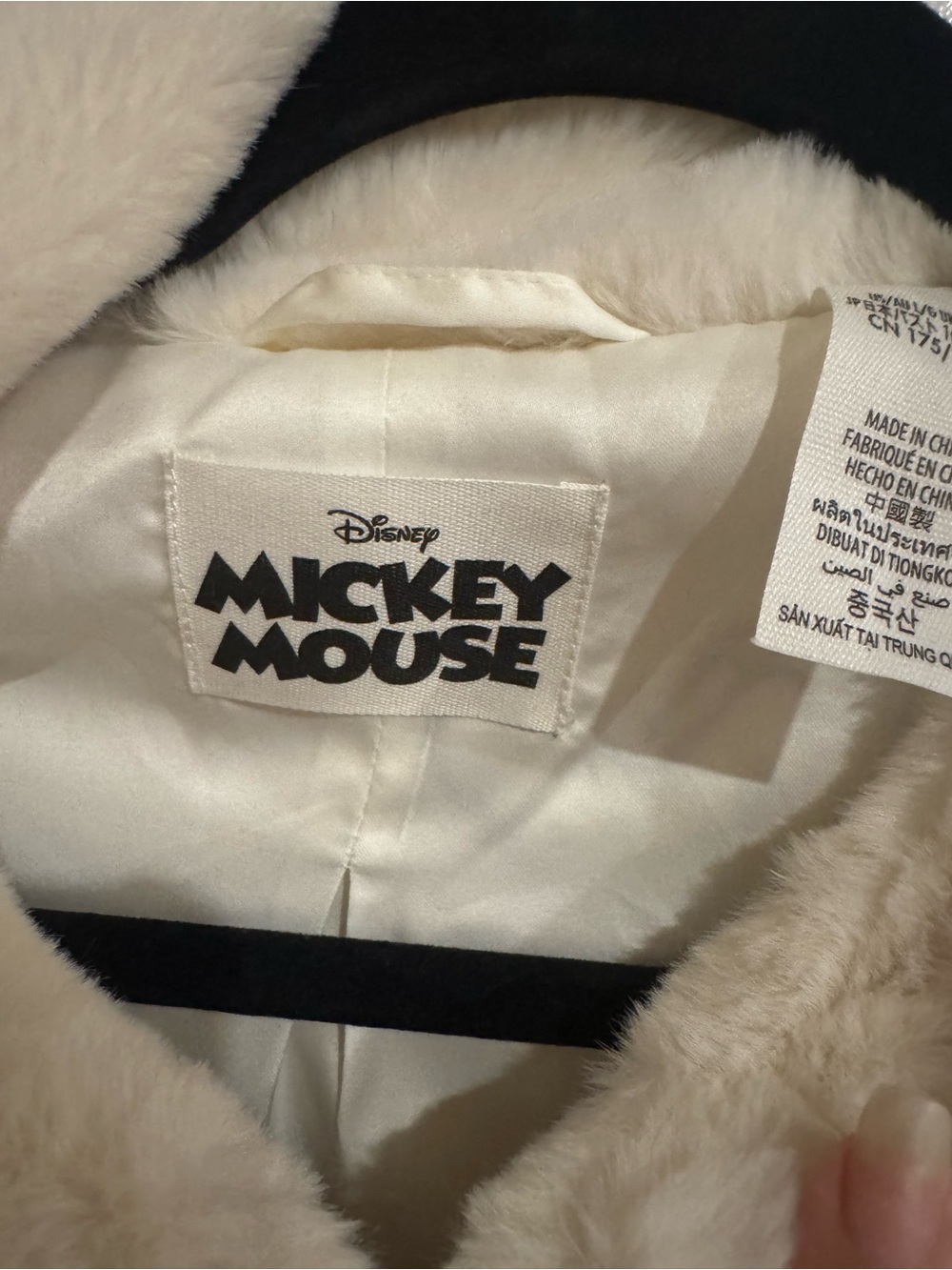 Disney Mickey & Friends Faux Fur Full-Zip Jacket Adult - Picture 3 of 10